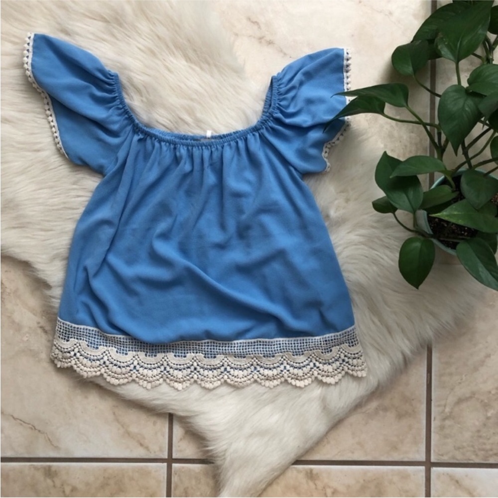 Papaya Off the Shoulder Crop Top